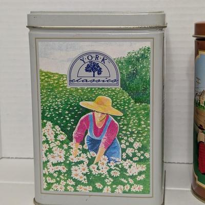 Set of 3 Vintage Hershey’s Classics Tins York Peter Paul & Chocolate Town Trolley