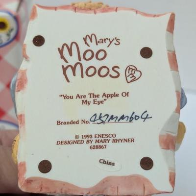 1998 Enesco Mary's Moo Moos You're As Good As Gold Figurine With Box #371483