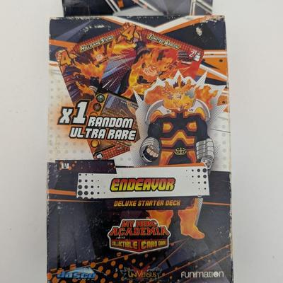 2022 My Hero Academia Collectible Card Game Endeavor Deluxe Starter Deck Jasco Games