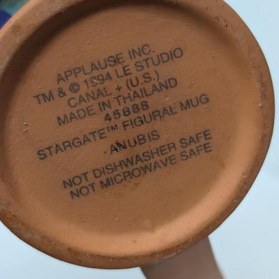1994 Applause Stargate Anubis Figural Mug Le Studio Canal+ Terracotta Ceramic Cup