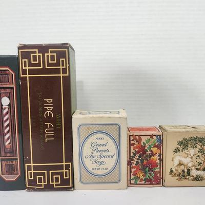 Avon Vintage Assorted Gift Lot Pipe Full After Shave Autumn Sentry Soap Shaving Brush Charisma