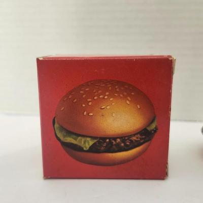 Avon Funburger Hamburger Lip Gloss Compact Vintage Novelty Makeup Collectible With Box