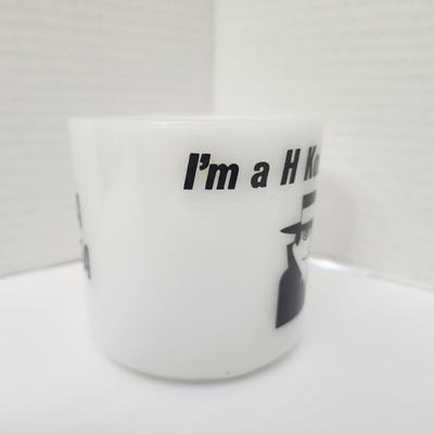 Vintage Made in USA White Coffee Mug I Had a Bad Idea Black Text Graphic Humor Cup