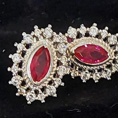 Lab Grown Ruby Earrings