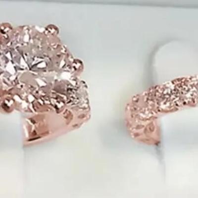 Ring set synthetic Zirconia