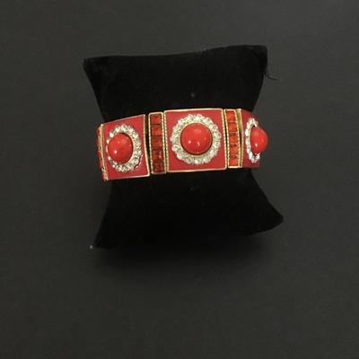 Sale Photo Thumbnail #127: Beautiful Multi Colored Rhinestone stretchy bracelet 
Please see attached photos