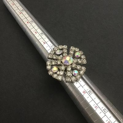 Sale Photo Thumbnail #180: Beautiful AB and clear rhinestone Fashion ring
Please see attached photos