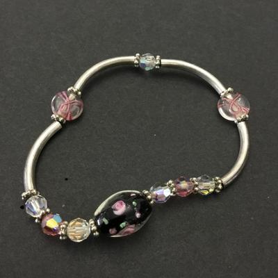 Beautiful glass bead bracelet