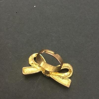 Vintage light baby blue Enamel Fashion ring