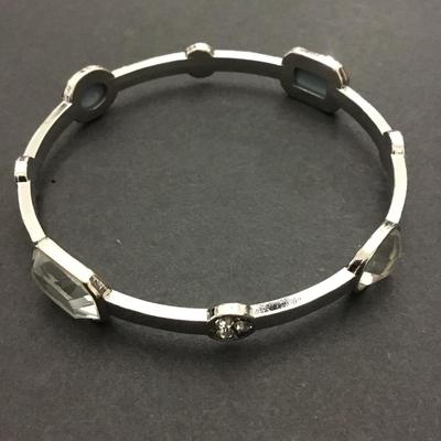 Silver, toned bangle bracelet