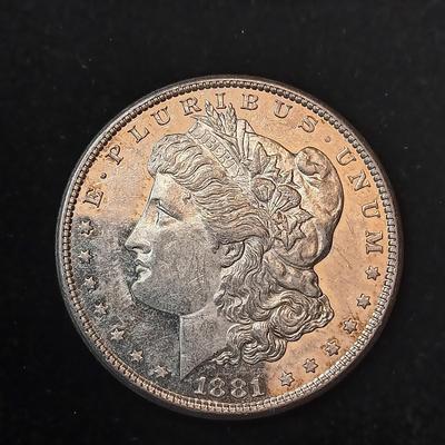 1881-S MORGAN SILVER DOLLAR