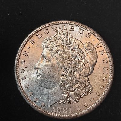 1881 MORGAN SILVER DOLLAR