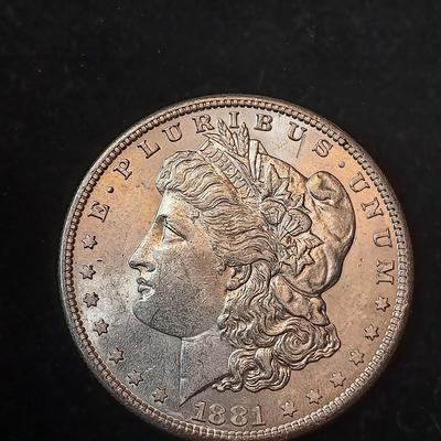 1881-S MORGAN SILVER DOLLAR