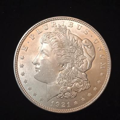 1921 MORGAN SILVER DOLLAR