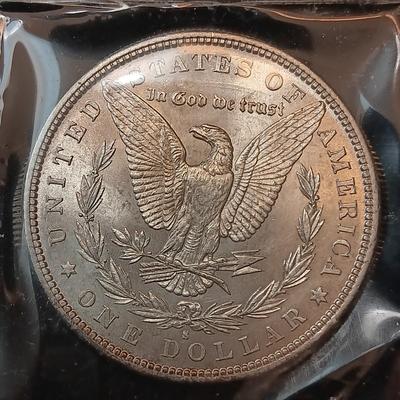 1882-S MORGAN SILVER DOLLAR