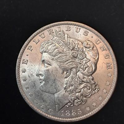 1885-O MORGAN SILVER DOLLAR