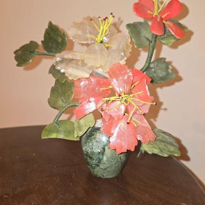 Stone flower arrangement