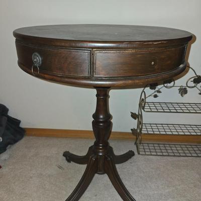 Vintage Drum Table