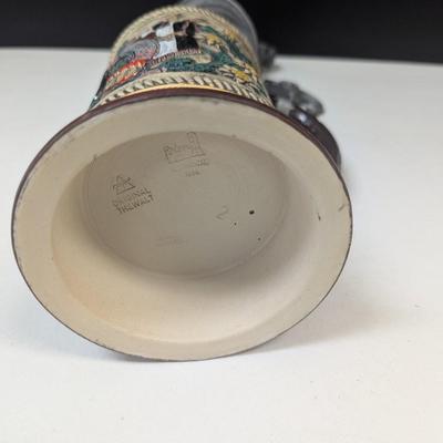 Vintage Thewalt Regimental German Beer Stein #1