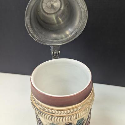 Vintage Thewalt Regimental German Beer Stein #1