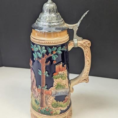 Swiss Musical Movement German Beer Stein #2