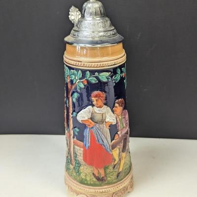 Swiss Musical Movement German Beer Stein #2