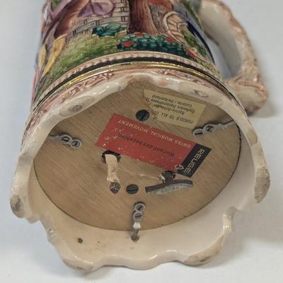 Swiss Musical Movement German Beer Stein #2