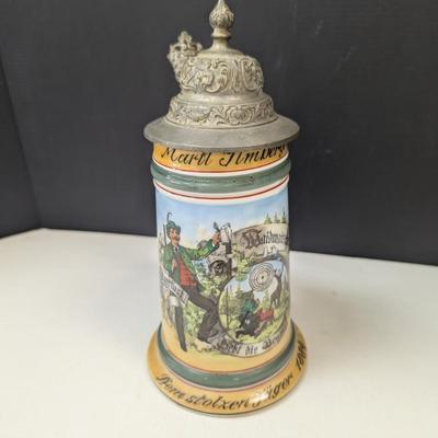 Karl Rau Handgemalt Stein Germany #5