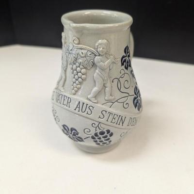 Vintage Trinkt Wie Eure Vater Aus Stein Den Wein German Pitcher