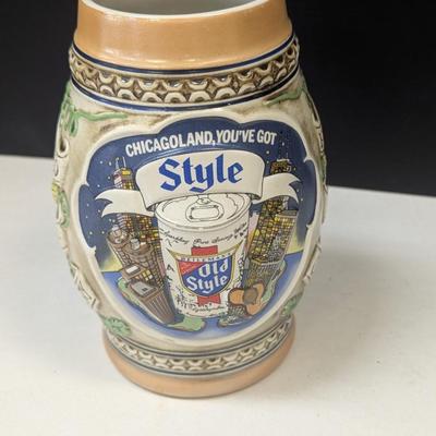 Vintage Old Style Beer Stein Chicagoland "You've Got Style" #6