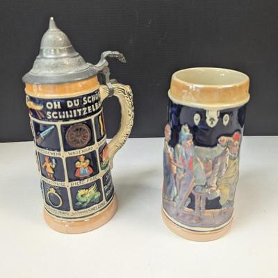 Vintage Made In Germany Beer Steins Copyright Musterschutz #12