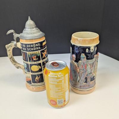 Vintage Made In Germany Beer Steins Copyright Musterschutz #12