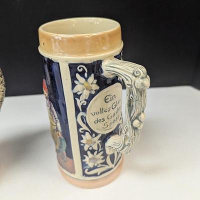 Vintage Made In Germany Beer Steins Copyright Musterschutz #12