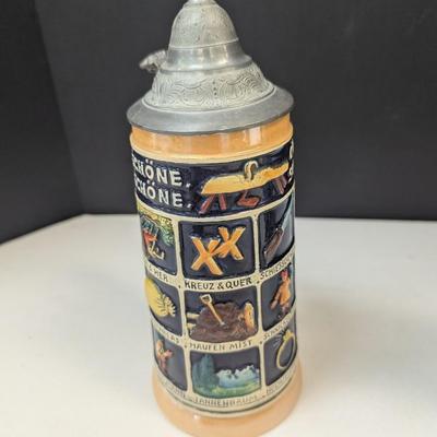 Vintage Made In Germany Beer Steins Copyright Musterschutz #12