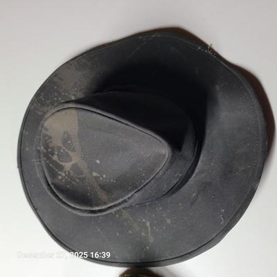 Sale Photo Thumbnail #110: The bush hat seems to have had something spilled on it, see photos.