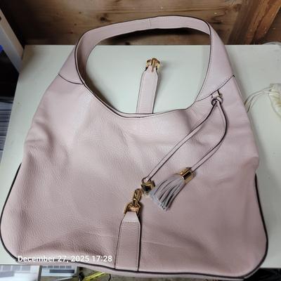 Sale Photo Thumbnail #137: It's leather and about 15" wide and 12" tall not counting the strap