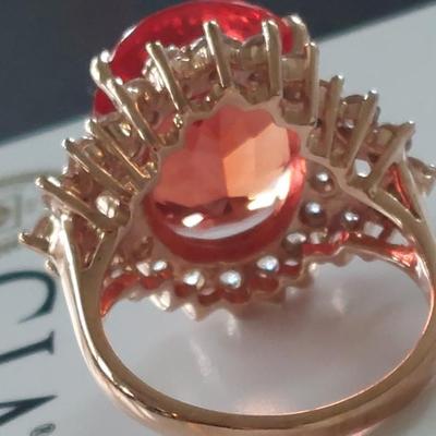 GIA CERTIFIED LAB GROWN RUBY RING