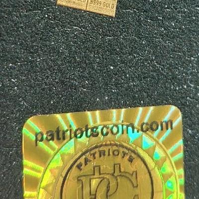 Patriots Coin Gold Bars
