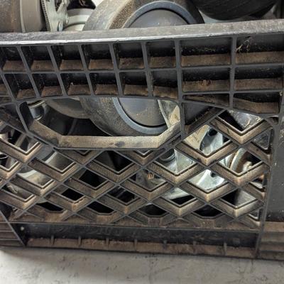 5 Sets Of Casters & 2 Rubber Wheels