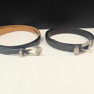 Onyx Belt Size 48 & Black Belt Approx 48"