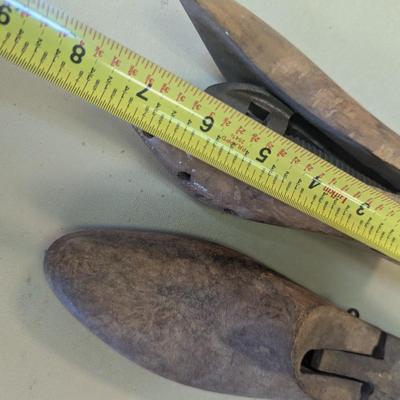 Antique Wooden & Cast Iron Shoe Forms