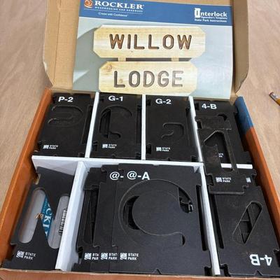 Rockler Interlock signmaker’s templates 2 1/4 “ state park kit $40.