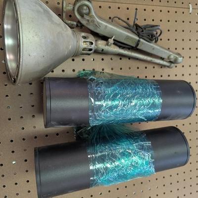 Antique Work Desk Lamp & Spot Lights