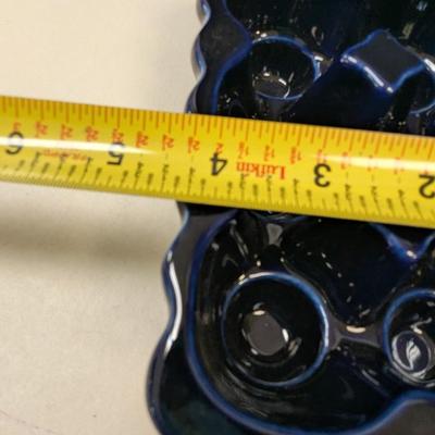 Navy Blue Ceramic Egg Holder