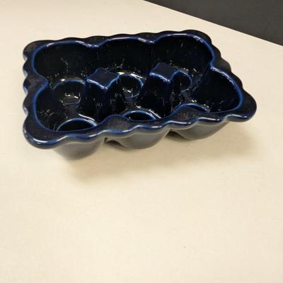 Navy Blue Ceramic Egg Holder