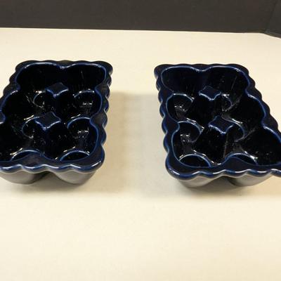 Navy Blue Ceramic Egg Holder