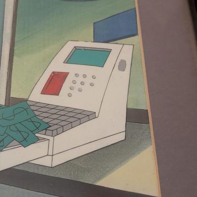 Vintage Pink Panther Animation Cel Framed 15" x 12"