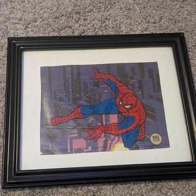 Marvel Studios Spiderman Collectors Hologram 3D Framed 16" x 13 1/4"