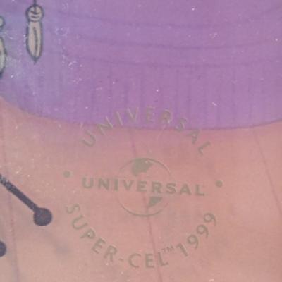 Universal Studios Super-Cel Rocky & Bullwinkle LE w/ COA 11 1/4" x 6"