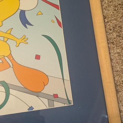 Warner Bros. Tweety Bird Animation Art 19" x 16"